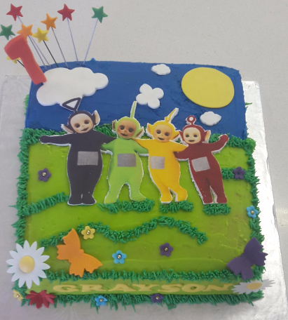 Teletubbies Birthday Cake