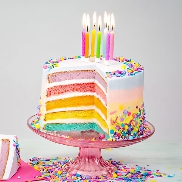 rainbow cake